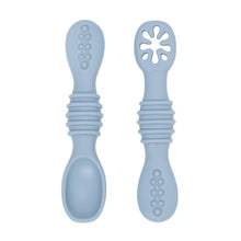 Load image into Gallery viewer, Customsizable Silicone Baby Food Spoon
