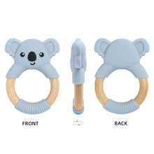 Load image into Gallery viewer, Baby Silicone Koala Half-Ring Teether
