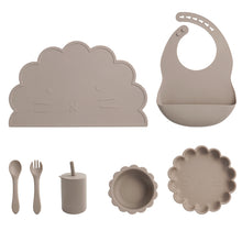 Load image into Gallery viewer, Baby Bibs &amp; Tableware Set
