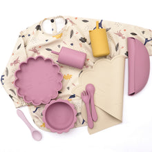 Load image into Gallery viewer, Baby Bibs &amp; Tableware Set
