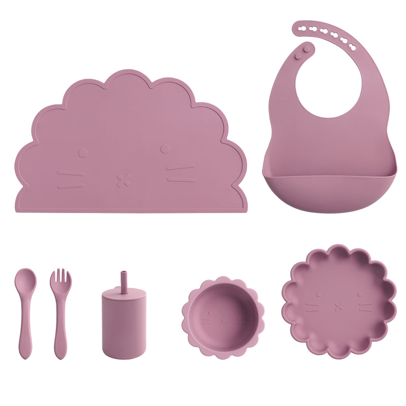 Baby Bibs & Tableware Set