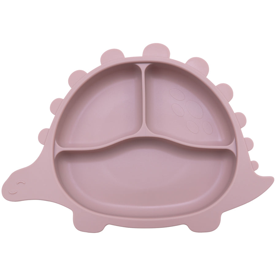 Baby Rubber Relief Suction Dinosaur Shape Plate