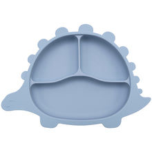 Load image into Gallery viewer, Baby Rubber Relief Suction Dinosaur Shape Plate
