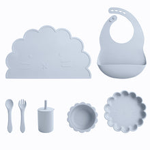 Load image into Gallery viewer, Baby Bibs &amp; Tableware Set
